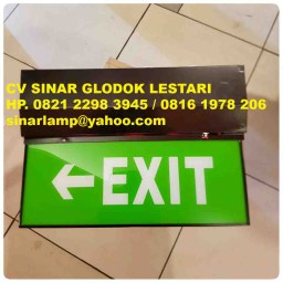 Lampu Emergency Exit Tanda Panah
